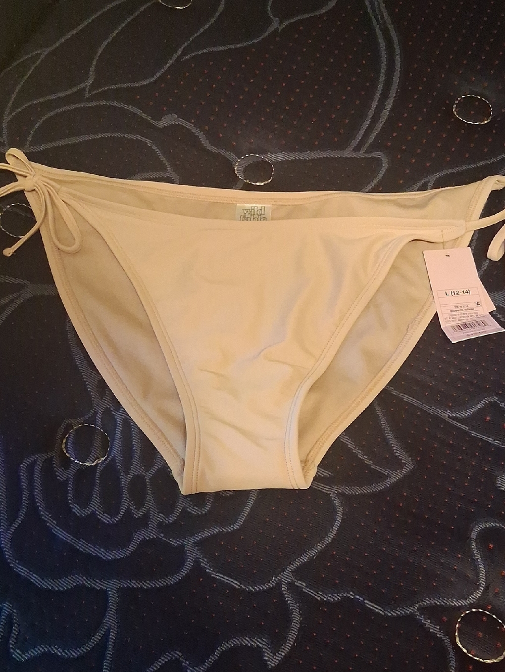 wild fable Beige Tie-Side Bikini Bottoms